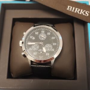 Black Chronograph Men's Watch